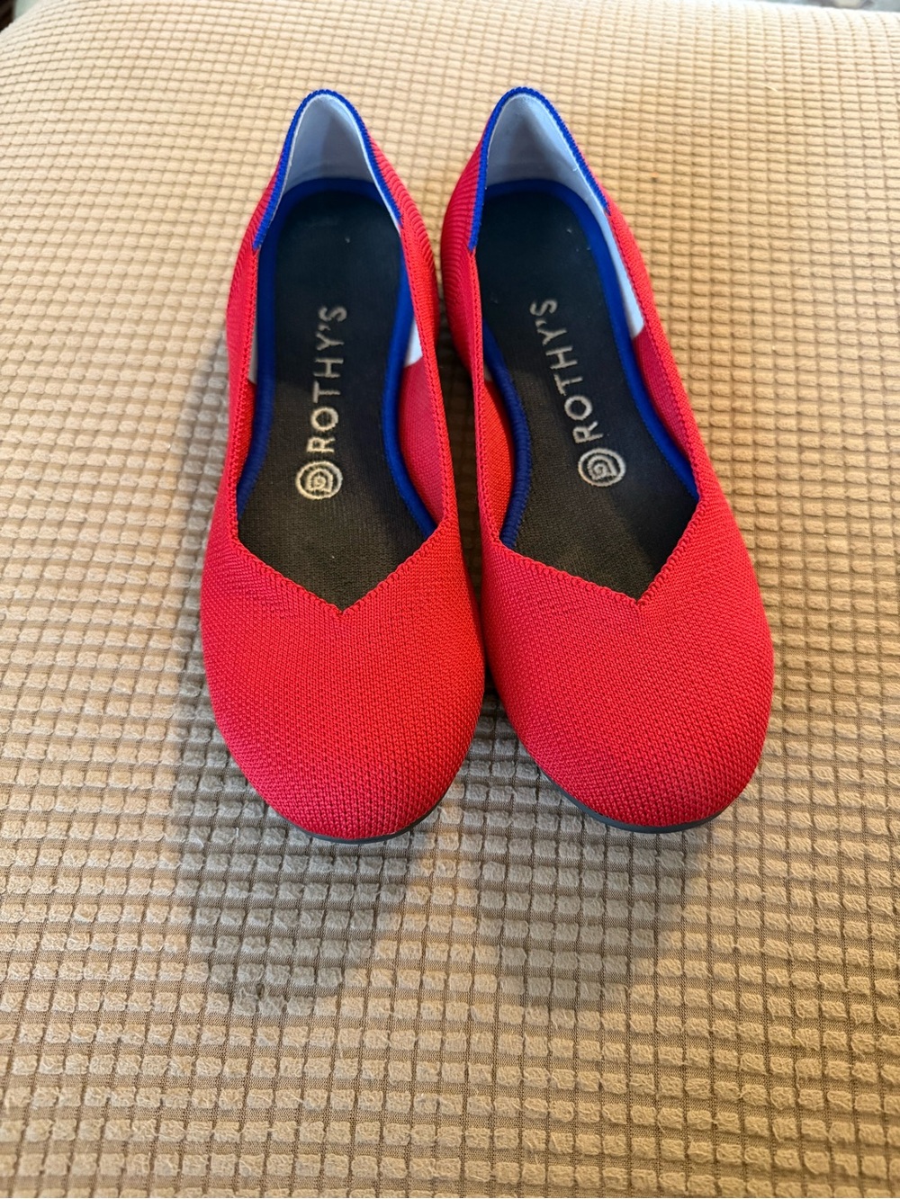 Rothy's Bright Red Women's Slip-On Ballet Flats